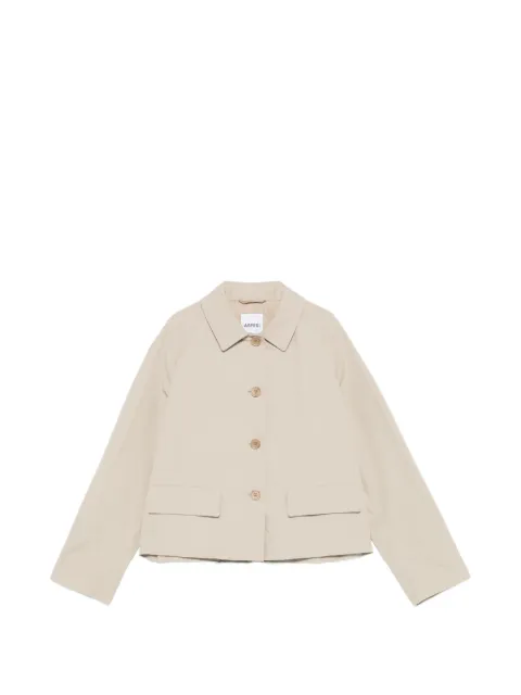 ASPESI raglan-sleeve button-up jacket Neutrals S6NN6297532