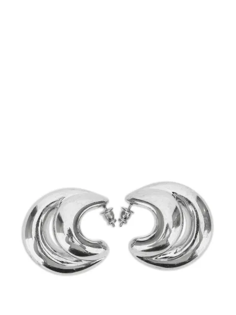 Panconesi D crescent-shaped earrings Silver CAOEA002P