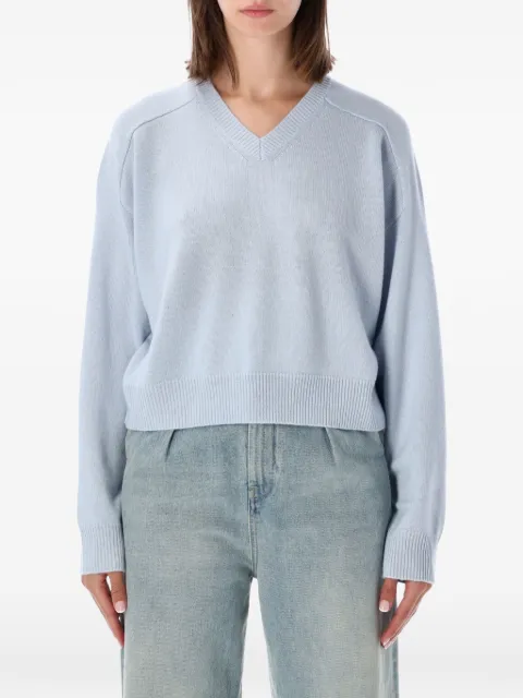 LouLou de Saison Anzor LDS V-neck sweater Blue ANZORLDS