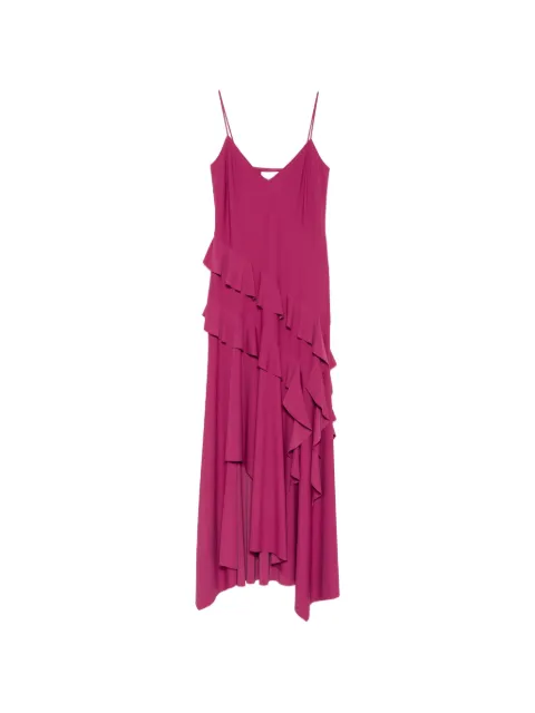Love Moschino ruffled asymmetric dress Pink V04038230