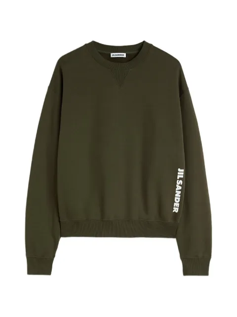 Jil Sander logo-print hoodie Green J22GU0166J20128