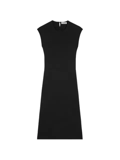 Jil Sander sleeveless crew-neck dress Black J02CT0638J20388