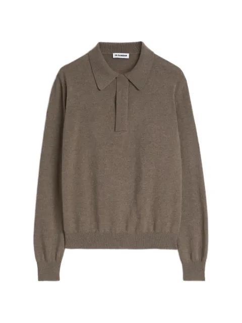 Jil Sander zip-fastening wool sweater Brown J61GL0003J14823