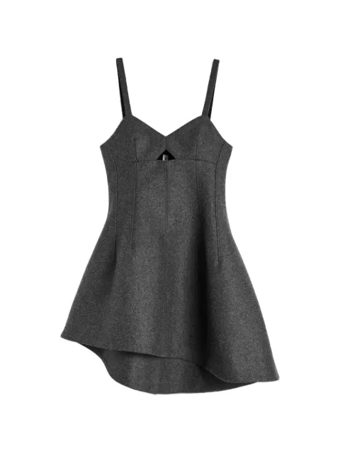 Jil Sander asymmetrical bustier dress Grey J02CT0664J40380