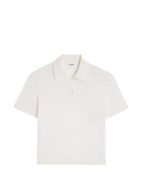 Jil Sander wool polo shirt White J02GL0123J14857
