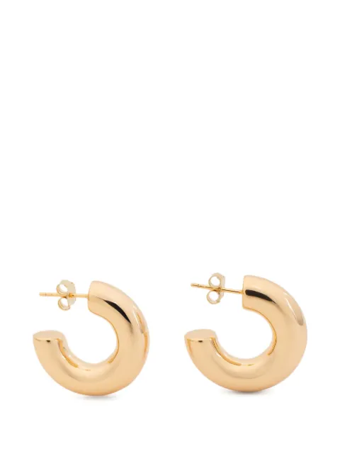 Neeka Studios medium chunky hoop earrings Gold NSE01GLD