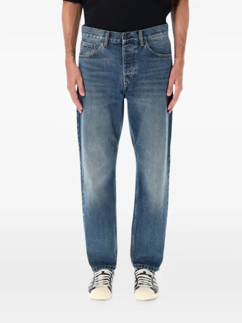 Carhartt WIP Newel logo-patch washed jeans Blue I029208