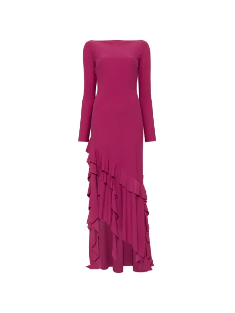 Love Moschino ruffled asymmetric dress Pink V04048230