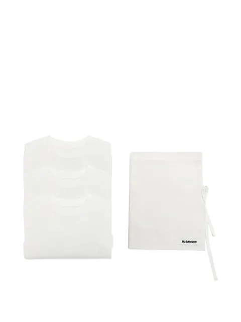 Jil Sander logo-embroidered T-shirt White J02GC0161J45048