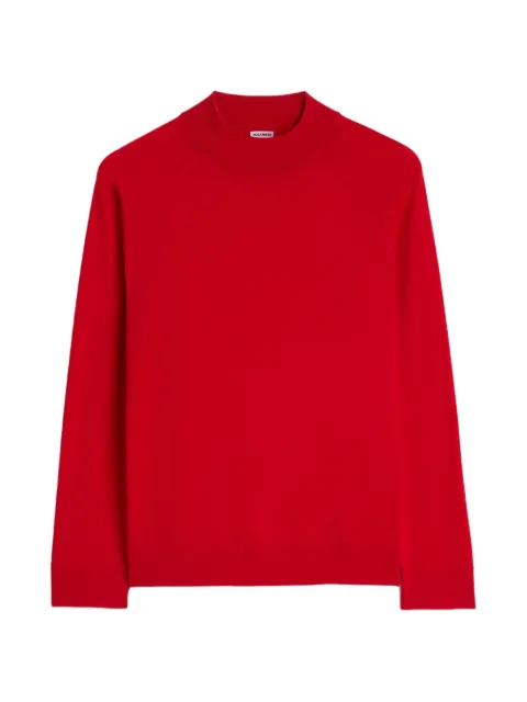 Jil Sander mock-neck sweater Red J22GP0308J14857