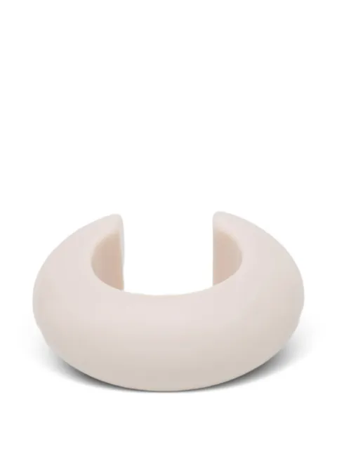 Neeka Studios Big Bangle bracelet White NSB01WHT
