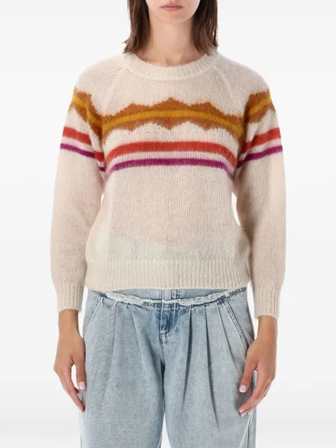MARANT ÉTOILE Monette raglan-sleeve sweater Neutrals PU0930FAD3L06E