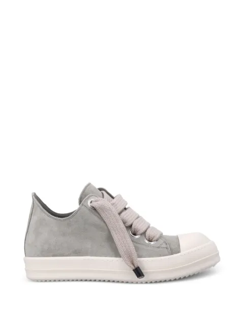 Rick Owens Jumbo Lace Low Sneaks suede sneakers Grey RU02F4893LVSW2