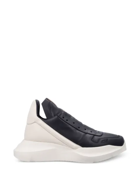 Rick Owens panelled chunky-sole sneakers Black RU02F4814LCO