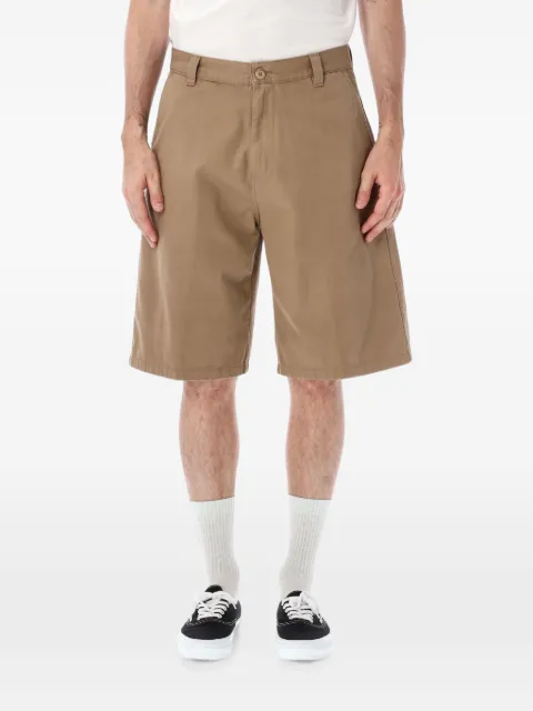 Carhartt WIP Brader logo-patch shorts Neutrals I036872