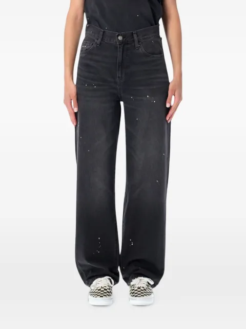 Carhartt WIP Arin paint-splatter straight-leg jeans Grey I037026
