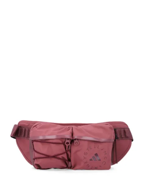 adidas by Stella McCartney logo-print bungee-cord belt bag Red KS3056