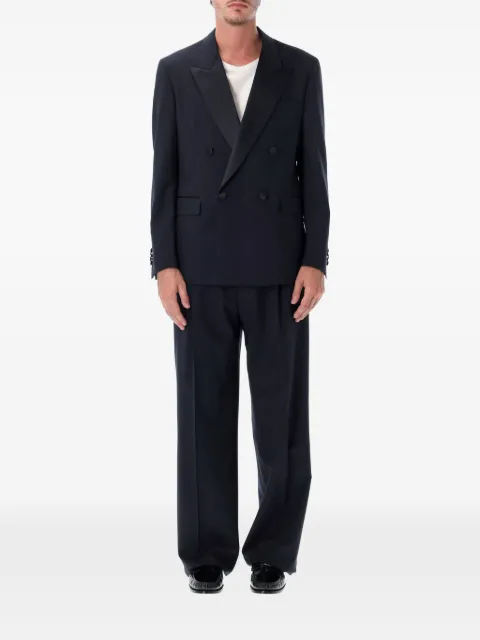 Lardini double-breasted buttoned blazer Blue AC5946E1CN64303