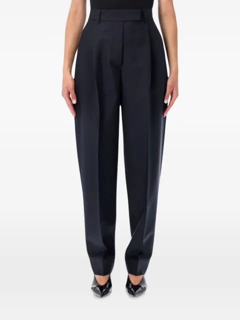 Róhe pleated mohair-blend trousers Blue 82030680