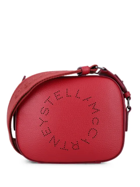 Stella McCartney perforated-logo shoulder bag Red 700266WP066