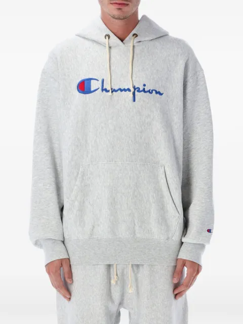 Champion logo-embroidered hoodie Grey 222568