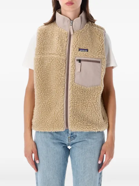 Patagonia fleece zip-up gilet Neutrals 23084