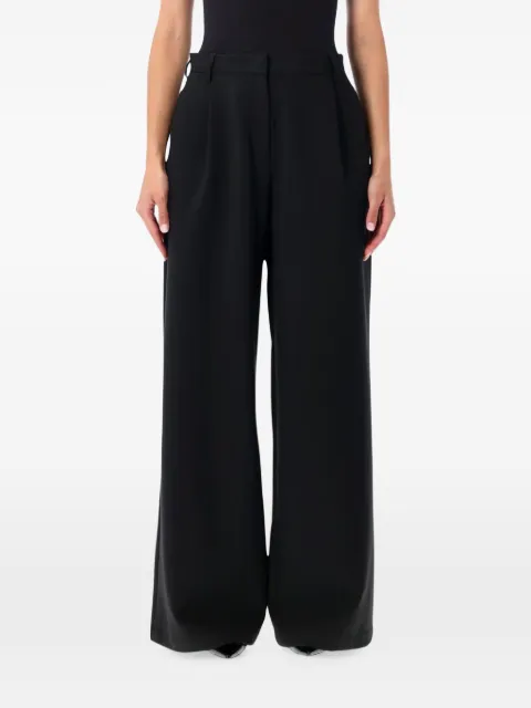 Sessùn Provenco pleated wide-leg trousers Black 26107002