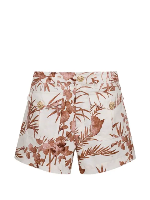 Cara Cara Xenia floral-print shorts Neutrals 2046FMIV