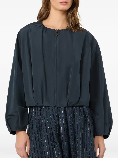 Weekend Max Mara cropped zip-up jacket Blue 2625046091600