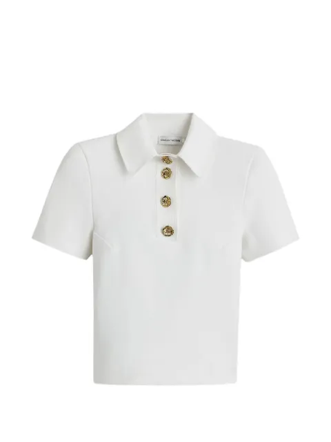Scanlan Theodore Poppy decorative-button shirt White H5262113