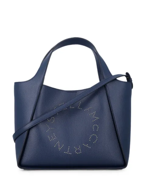 Stella McCartney perforated-logo tote bag Blue 513860WP0563