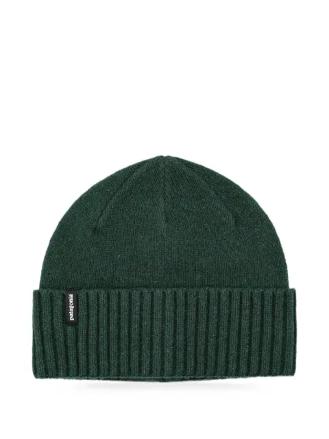Patagonia ribbed-knit beanie hat Green 29206