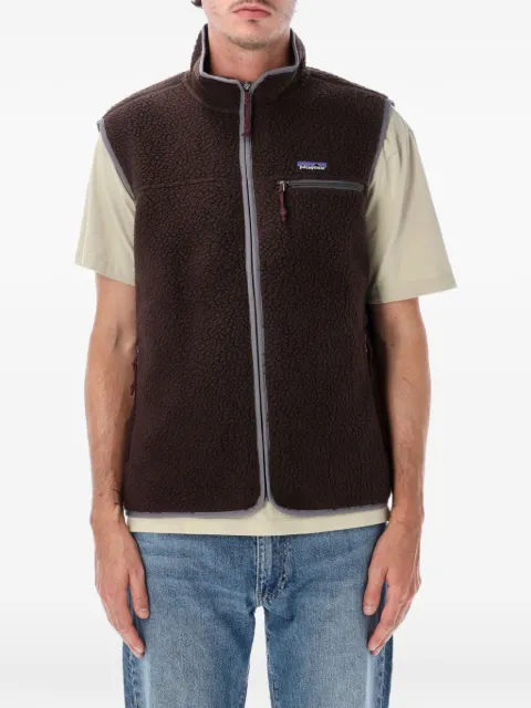 Patagonia fleece zip-up gilet Brown 22822