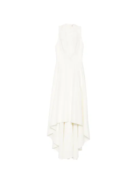 Leen Moughrabi Fleur bow-detail A-line maxi dress White LMBOWFLEUR