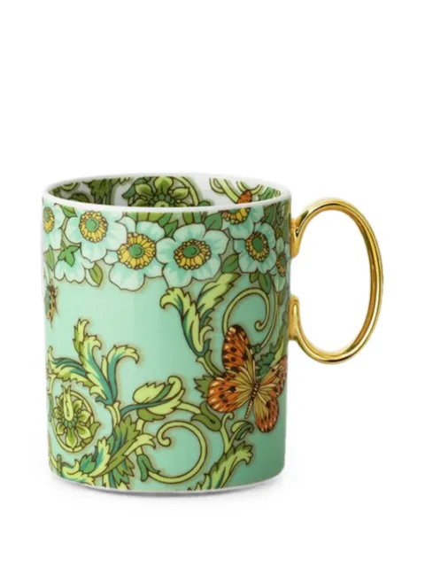 Versace Home Le Jardin porcelain mug Green 1933540972215505