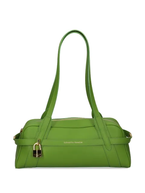 Elisabetta Franchi small over-the-shoulder bag made of leather Green BS97N62E2