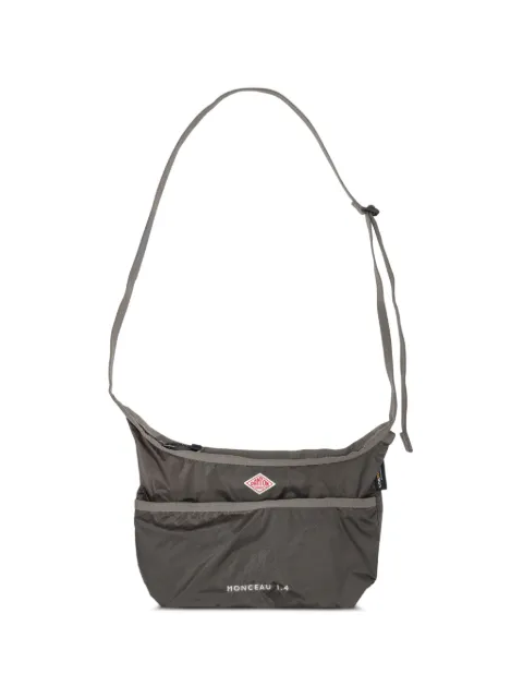 Danton small Danton logo-patch shoulder bag Brown MONCEAU14TAUPEWHITE