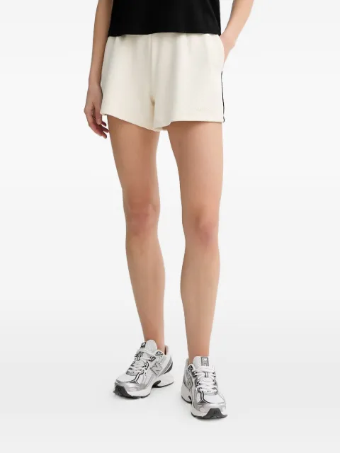GUESS USA logo-embroidered side-stripe shorts Neutrals V6GD08K3004