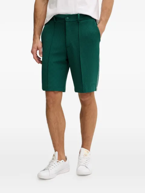 GUESS USA logo-detail piped-trim shorts Green Z6GD11K3210