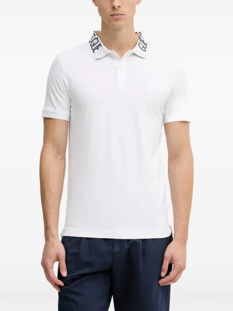 GUESS USA logo-collar polo shirt White M6GP66K3070
