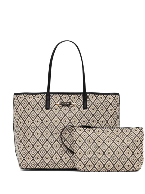 GUESS USA Sophia geometric-pattern tote bag Neutrals HWWG9913240