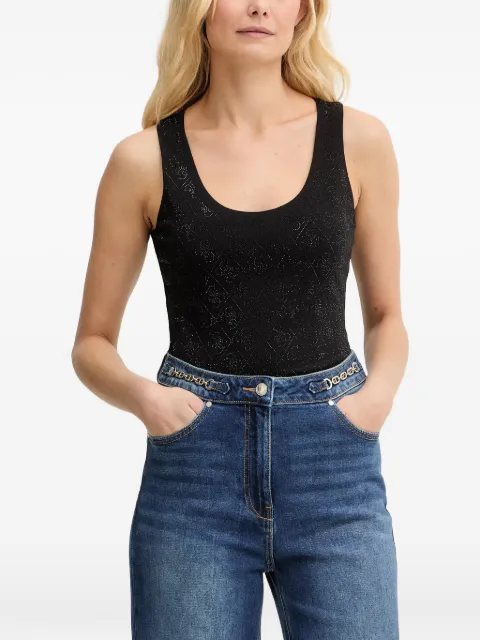 GUESS USA logo tank top Black W6GP10K2932