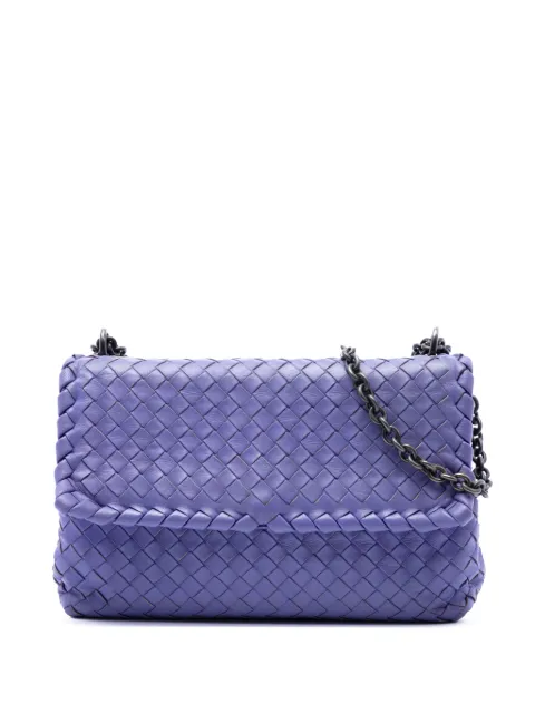 Bottega Veneta Pre-Owned 2012-2026 Small Nappa Intrecciato Olimpia crossbody bag Purple FV256MRHJ5L3QOM8