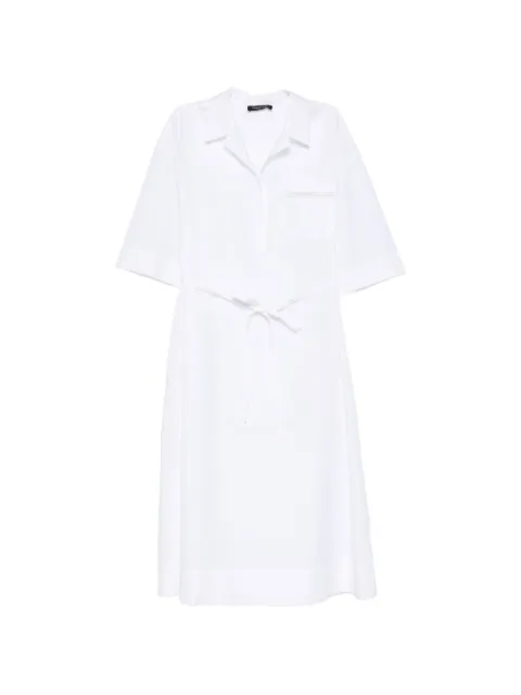 Fabiana Filippi Sahariana belted shirt dress White ABD276F617L5820000