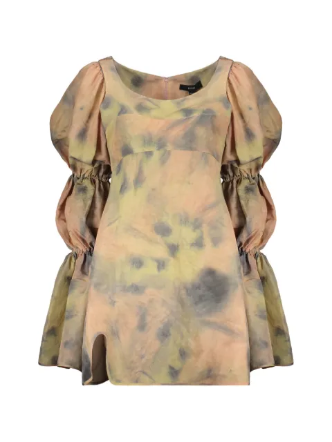Ellery scoop-neck mini dress Neutrals 10034524331