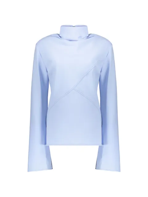 Ellery cross-seam long-sleeve top Blue ELPS21TO00000006