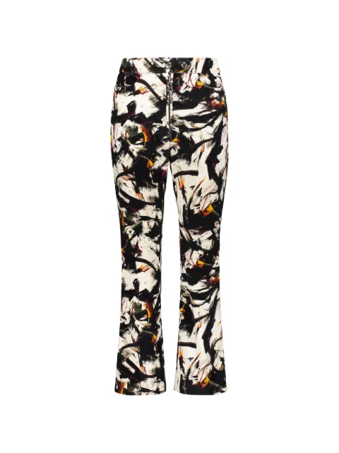 Ellery abstract-print trousers Black ELPF20PA00000014