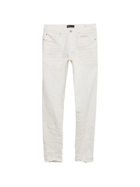 Purple Brand low-rise jeans White P001OPWH122
