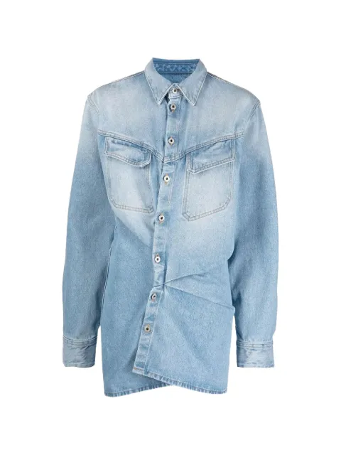 Off-White Toy Box twisted shirt Blue P00785963