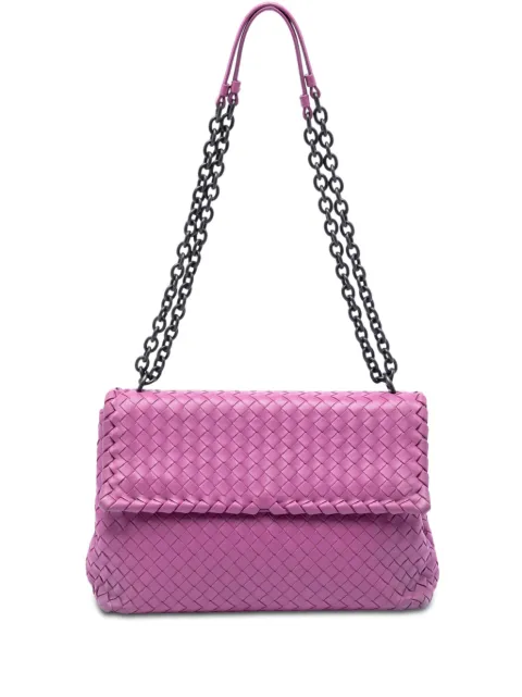 Bottega Veneta Pre-Owned 2012-2026 Medium Nappa Intrecciato Olimpia shoulder bag Purple 96V9TTH68T1IM23W